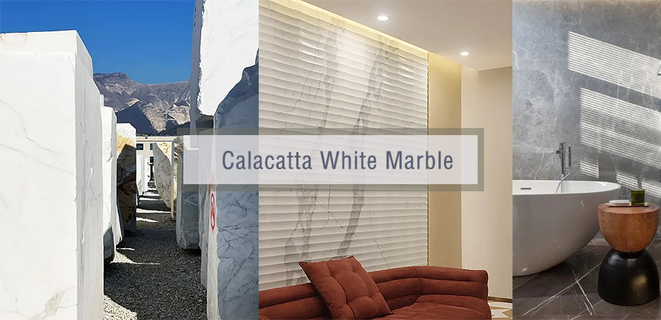 Calacatta white marble