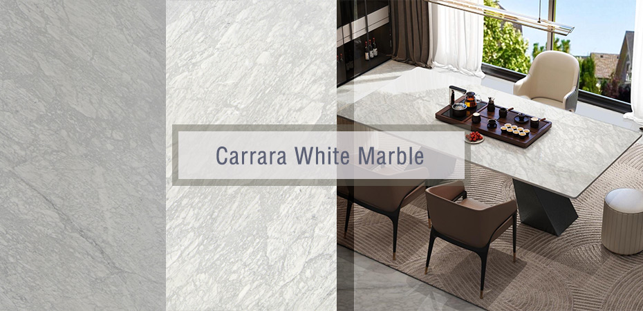 Carrara white marble