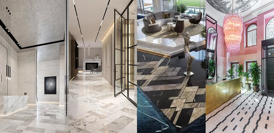 Marble Flooring Irregular splicing design