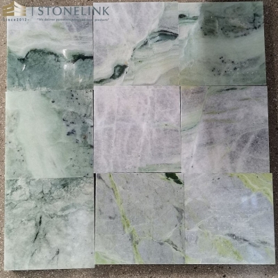 Raggio Verde marble tile