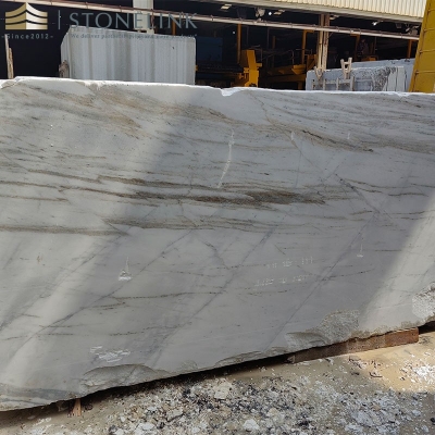 Bianco Oro marble block