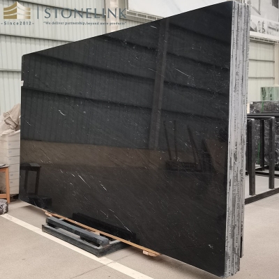 Vanta Nero marble slab