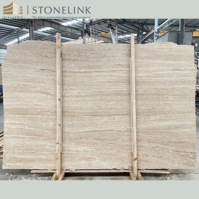 Iran white travertine