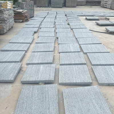 Cloudy Grey granite cut to size tile