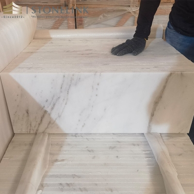 Bianco white marble tile