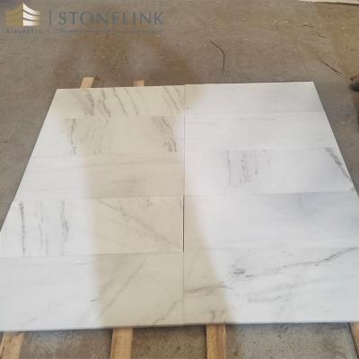 Bianco white marble tile