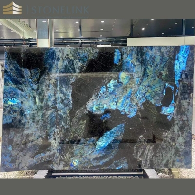 Blue Labradorite granite slab