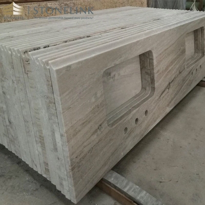 Crystal Wood marble slab