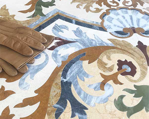 What is stone waterjet medallions and mosaics?