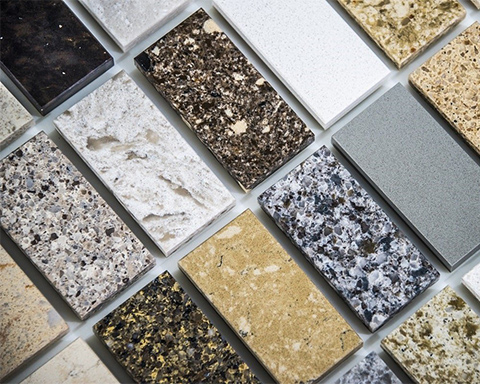 What factors are related to the patterns in granite?